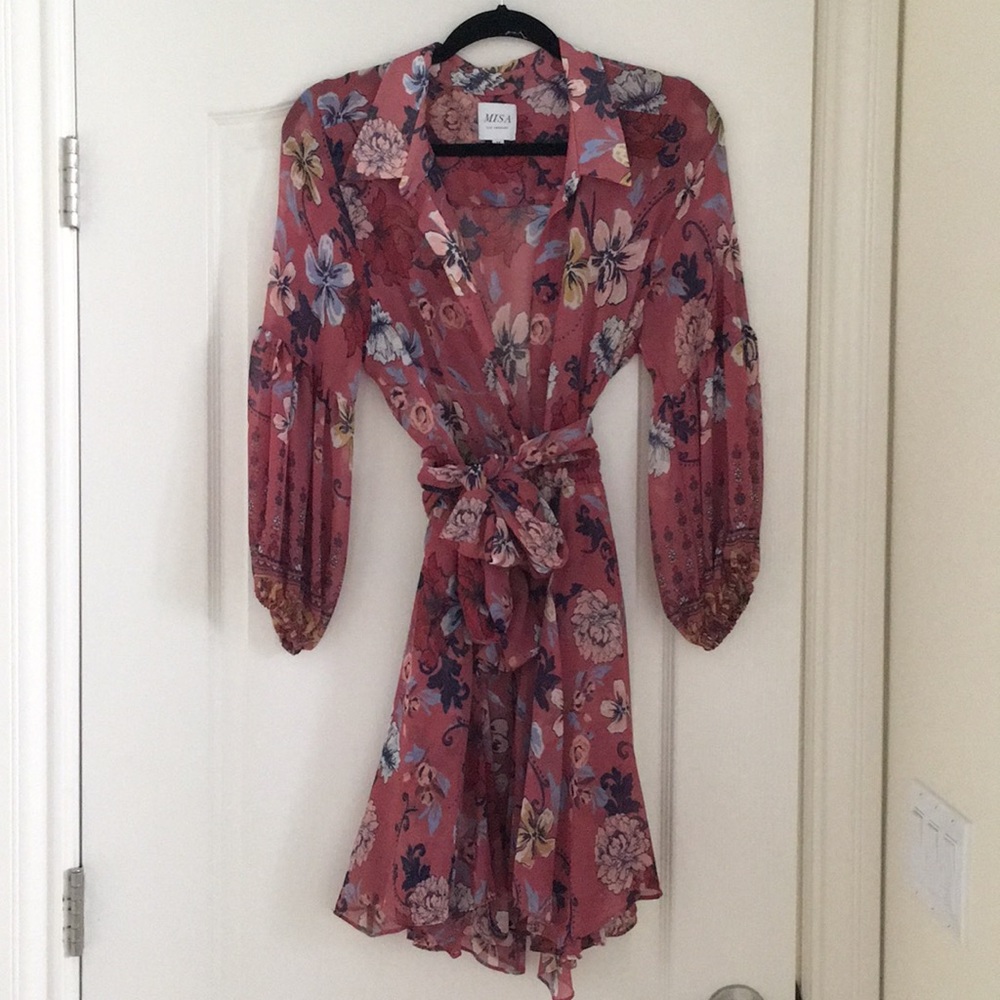 Misa Los Angeles floral print dress
